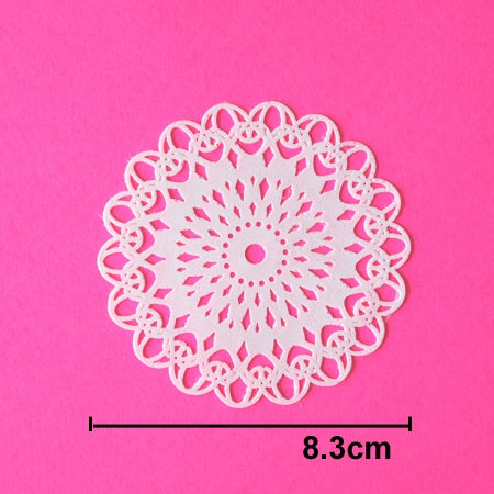 Round Edible Lace 